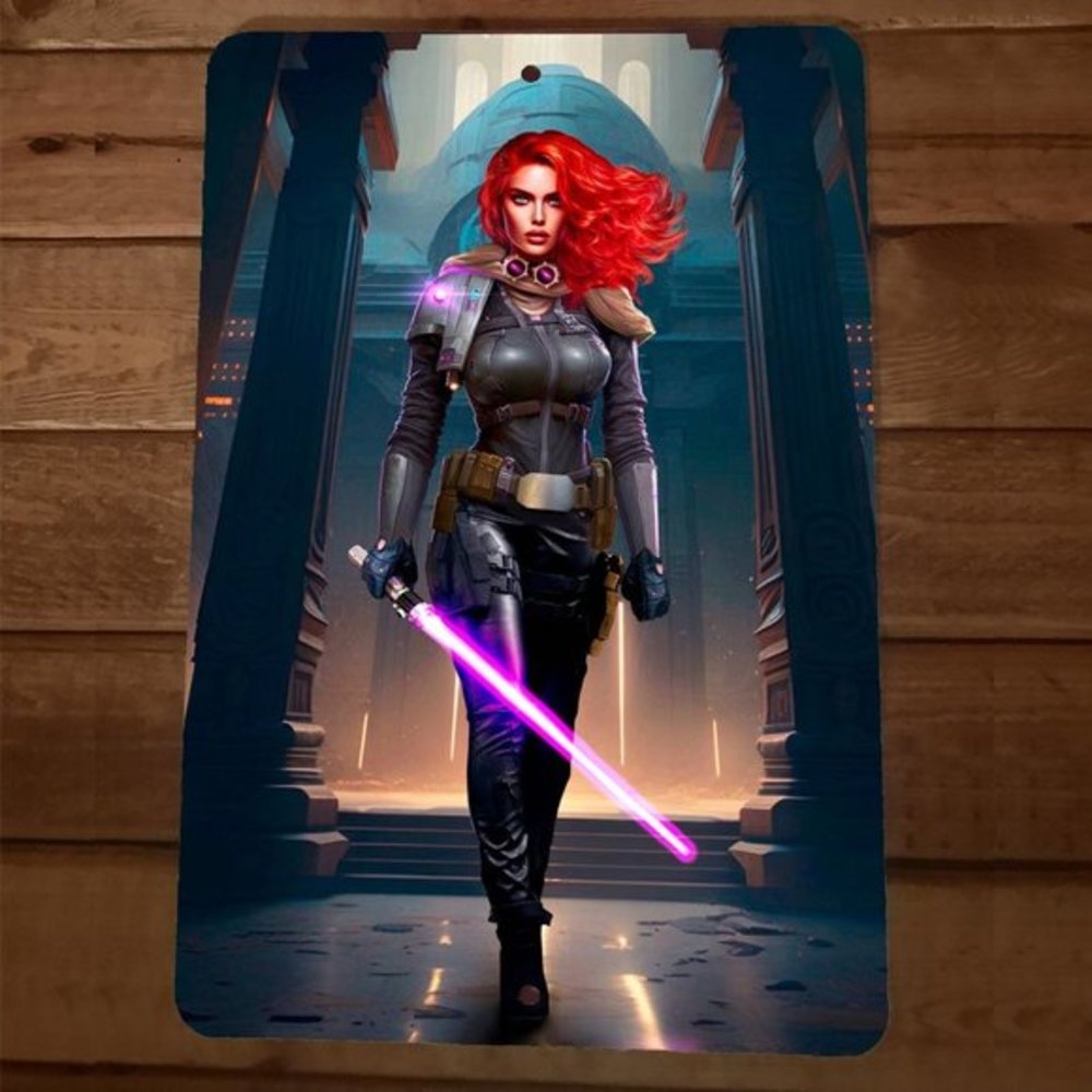 Mara Jade 8x12 Metal Wall‎ Sign Poster Star Wars #1